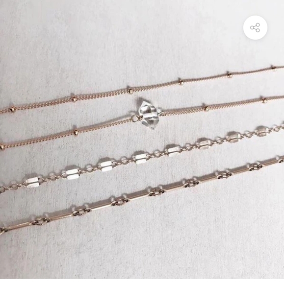 James Michelle Jewelry - James Michelle Herkimer Diamond Choker and Kira